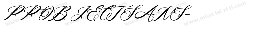 PPOb jectSans字体转换
